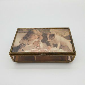 Music Box Jewelry Trinket Collectable Suspense Charles Barber Minuet 1992